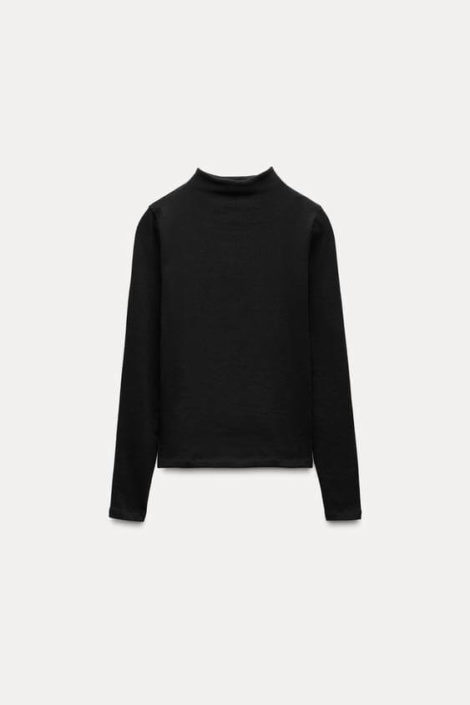 High colar sweatshirt