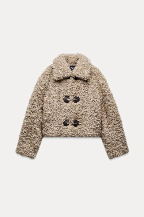 Shearling Toggle Jacket